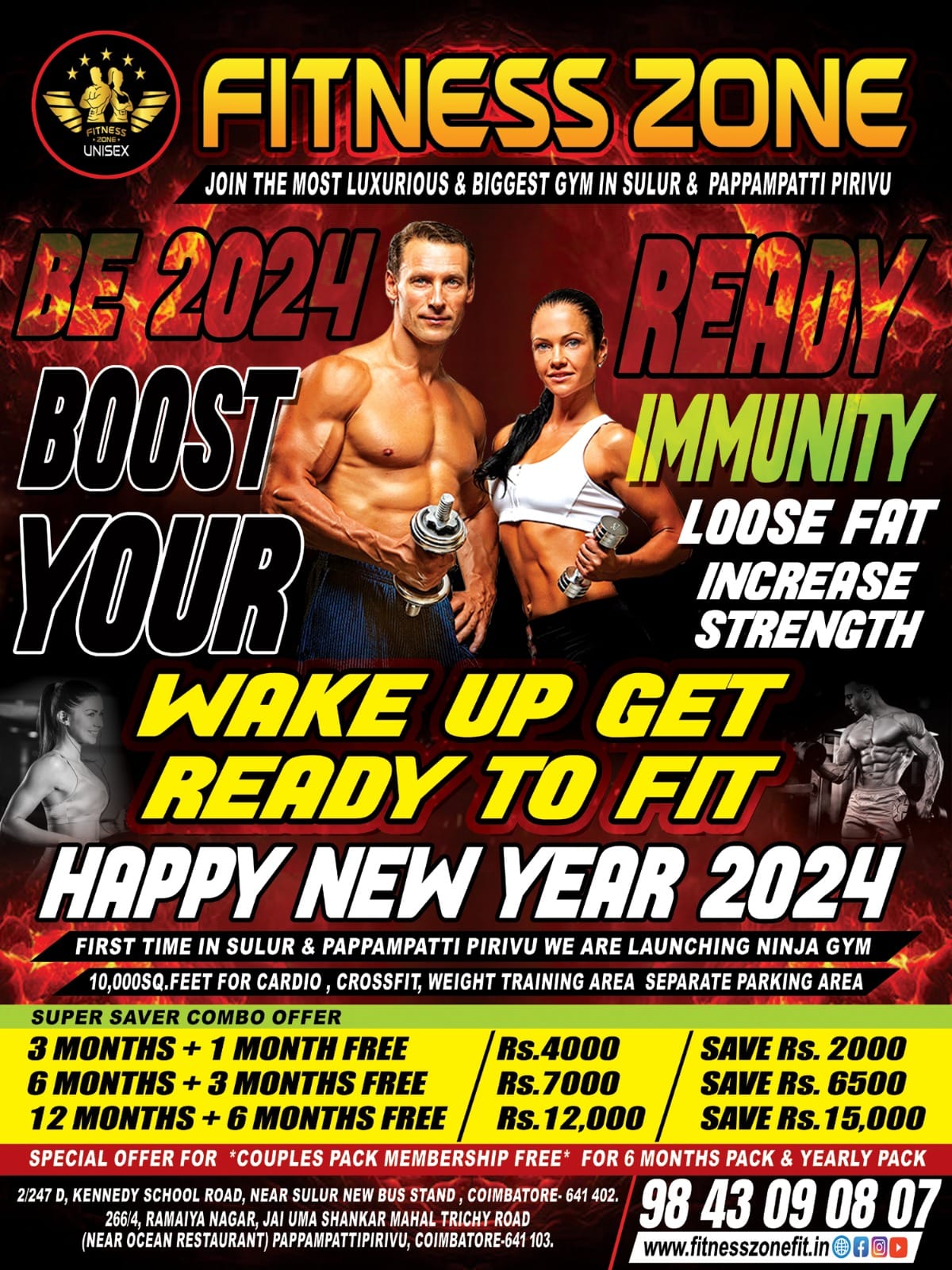 Independence day Offer - Best fitness center in sulur